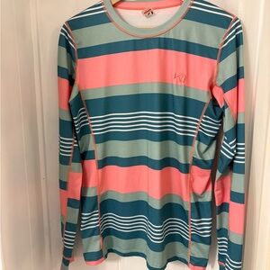 Kari Traa athletic Multicolor Striped long sleeve Top